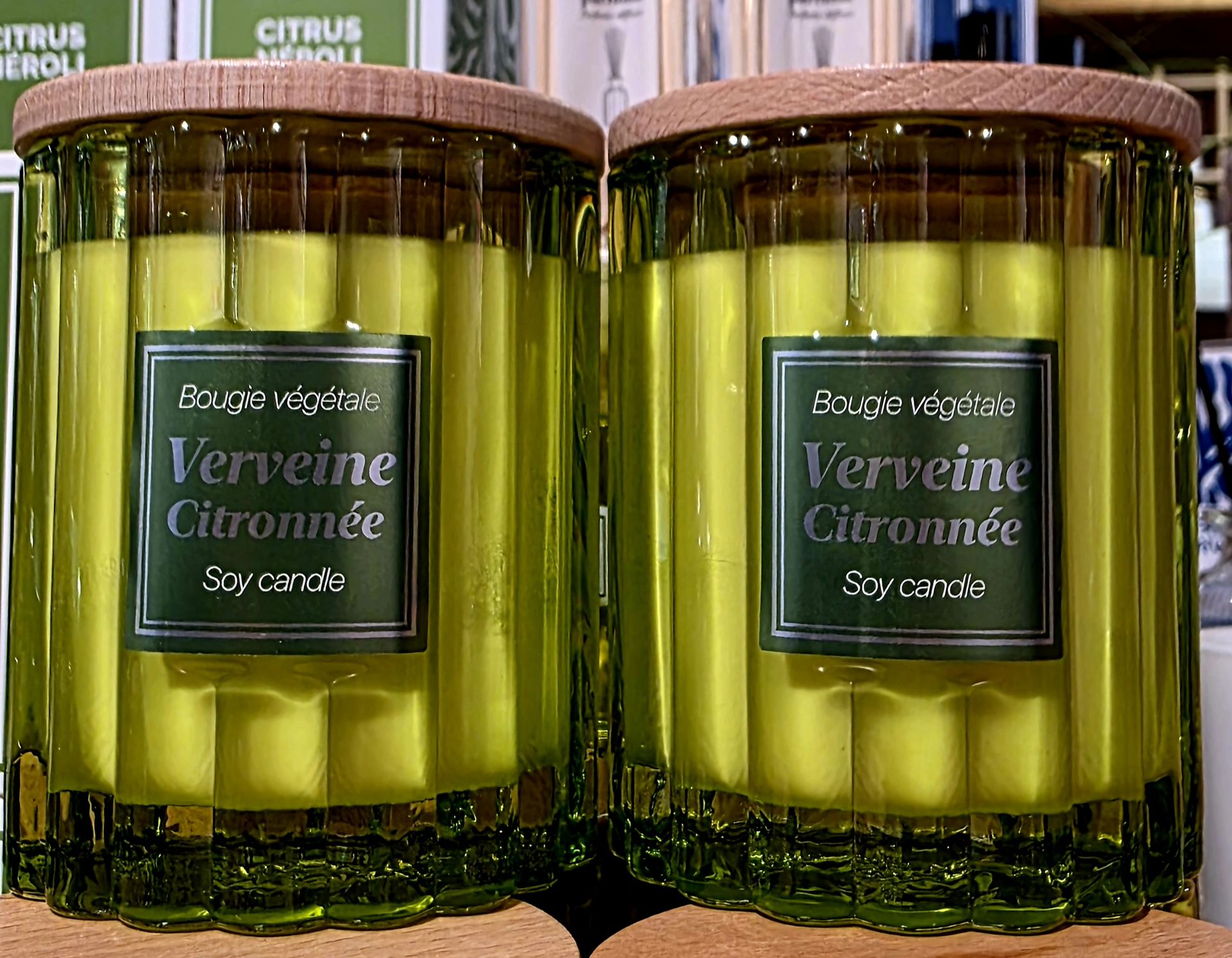 Bougie végétale Esprit Provence disponible à la Bamboutique de la Bambouseraie en Cévennes