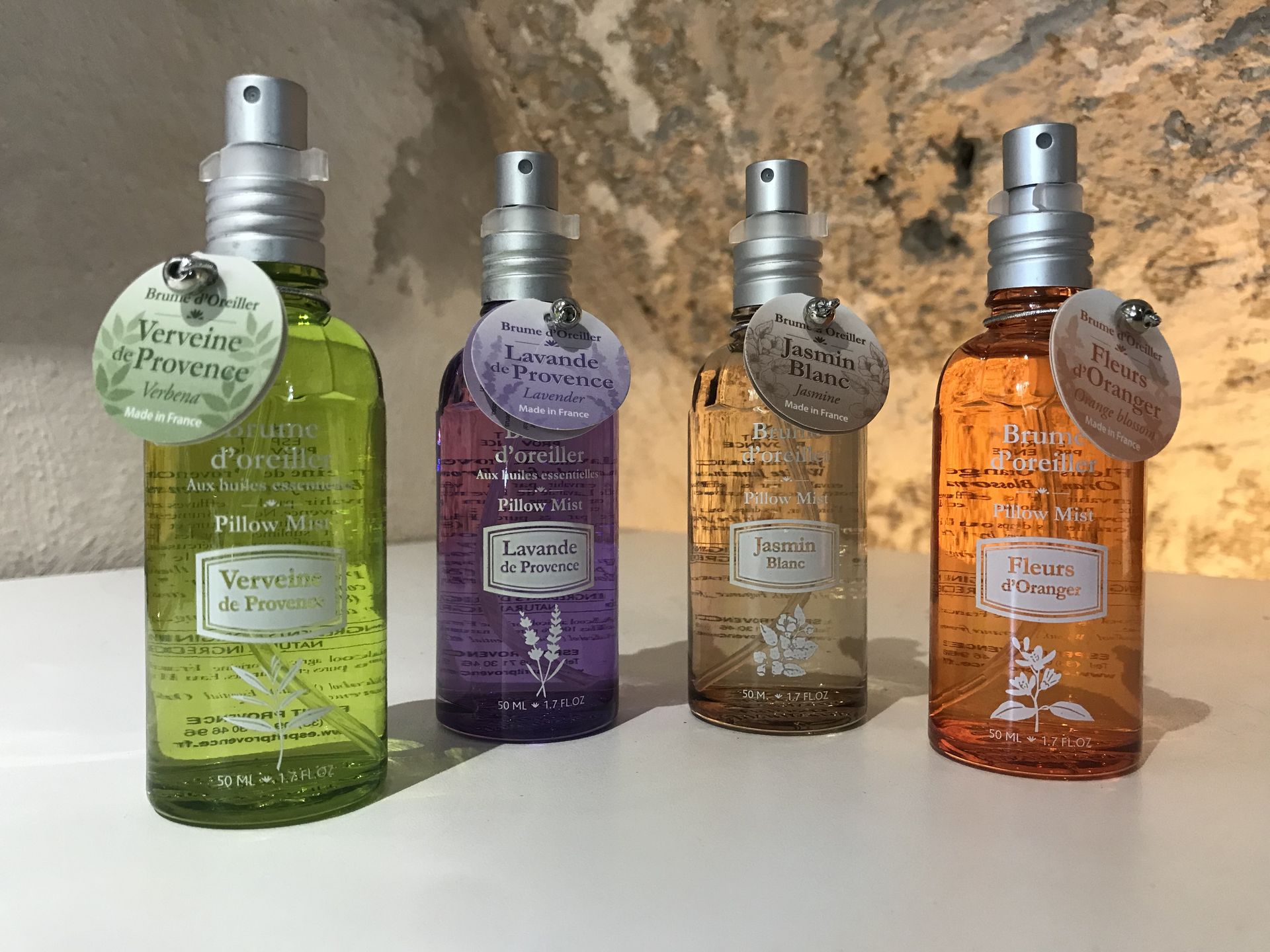 Brumes d’oreiller Esprit Provence disponibles à la Bamboutique de la Bambouseraie